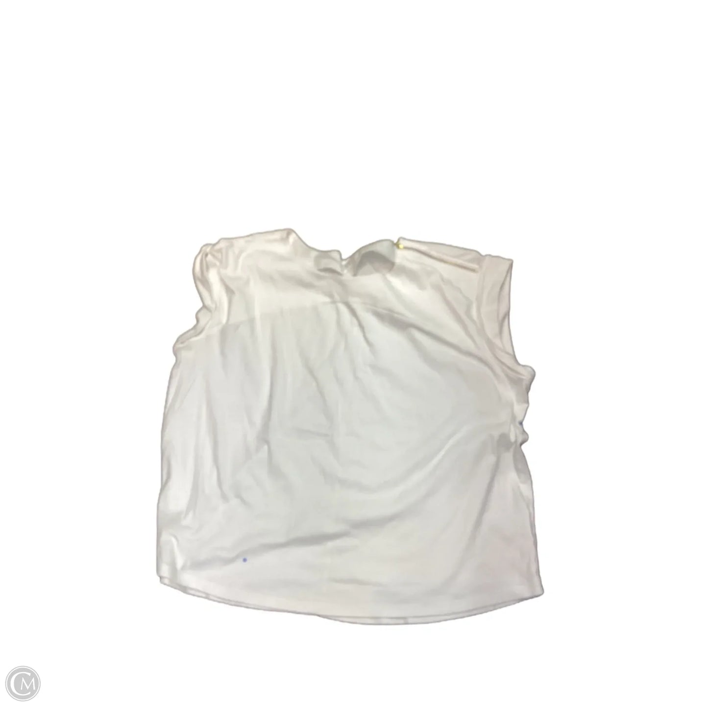 Top Short Sleeve By Lands End In White, Size: 2x