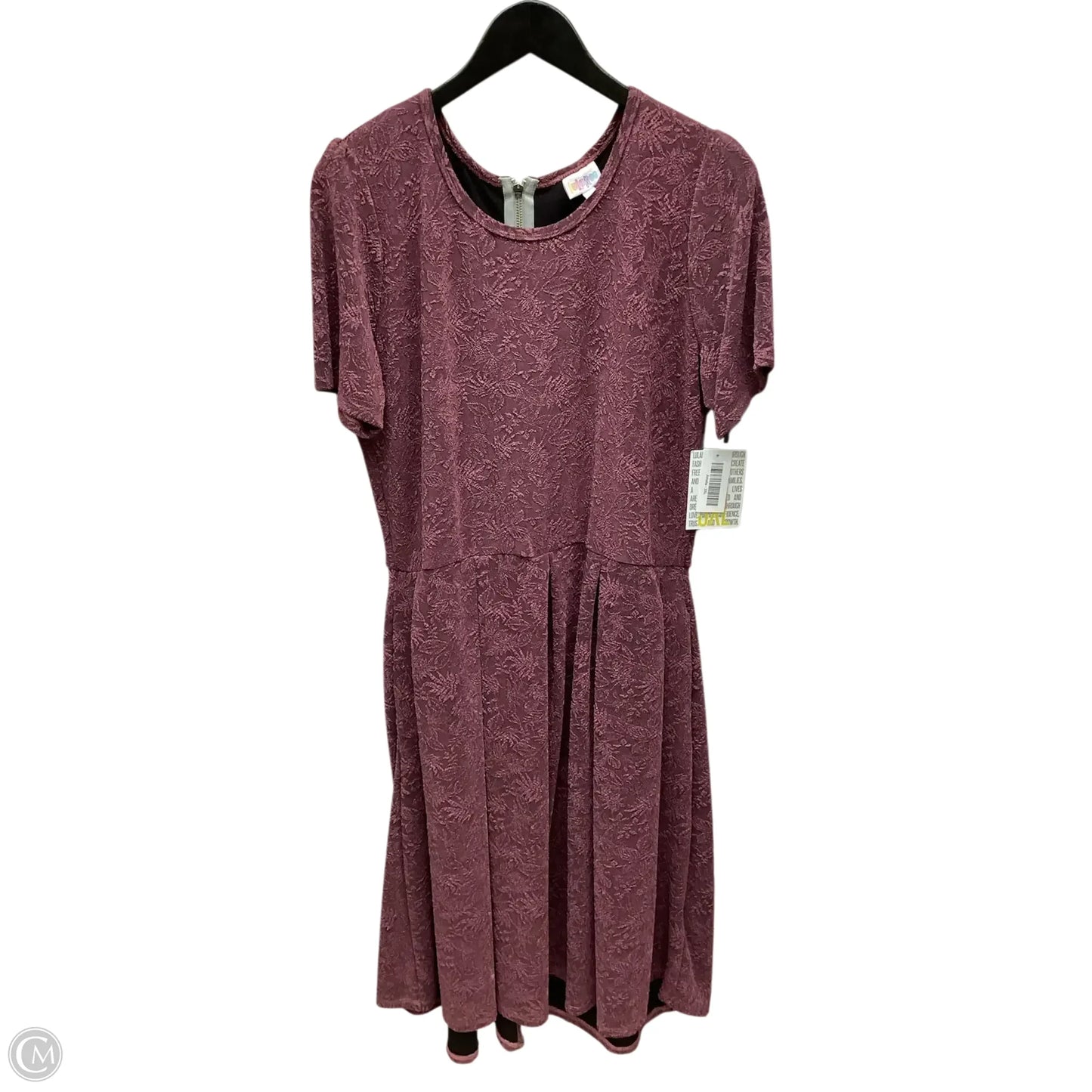 Dress Casual Midi By Lularoe In Pink, Size: 3x