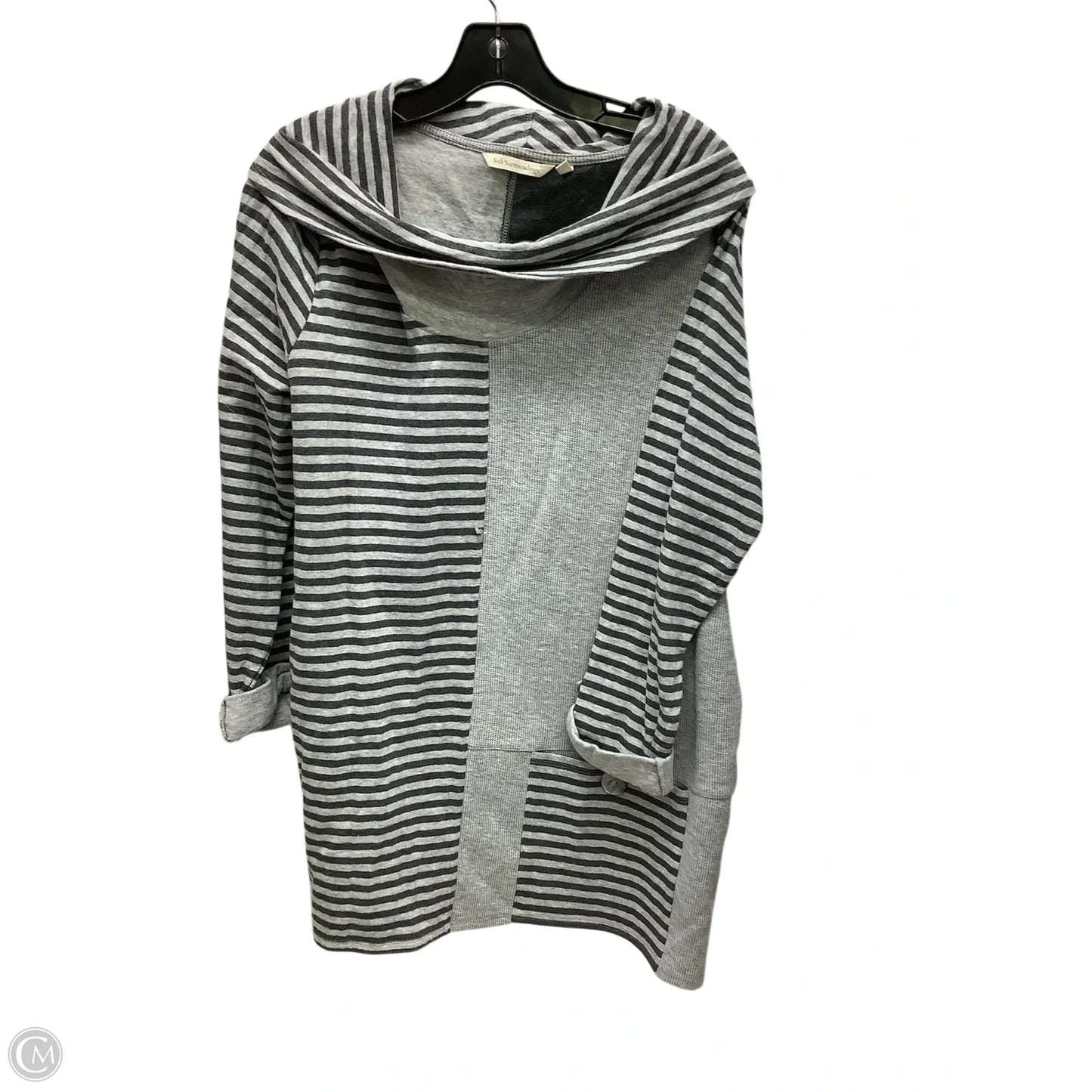 Top Long Sleeve By Soft Surroundings In Grey, Size: Xl