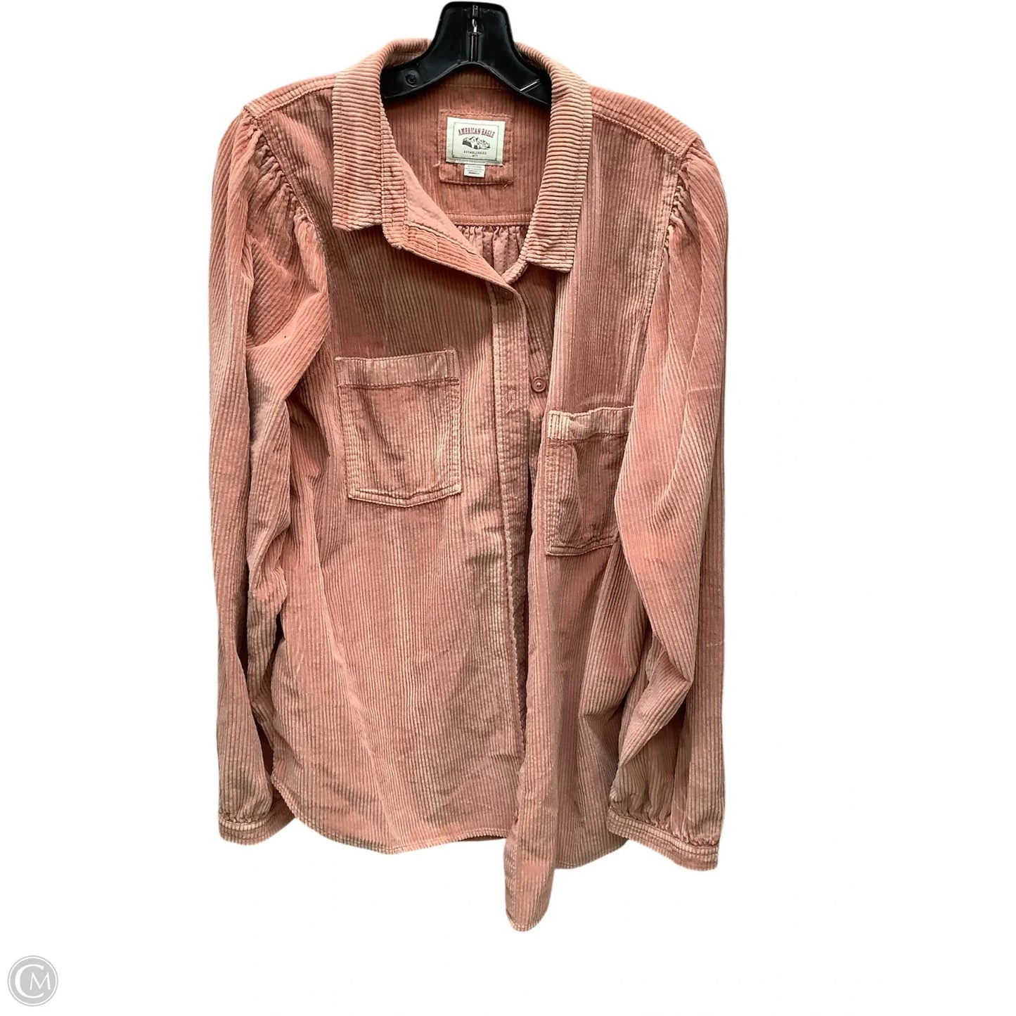 Top Long Sleeve By American Eagle In Pink, Size: Xl