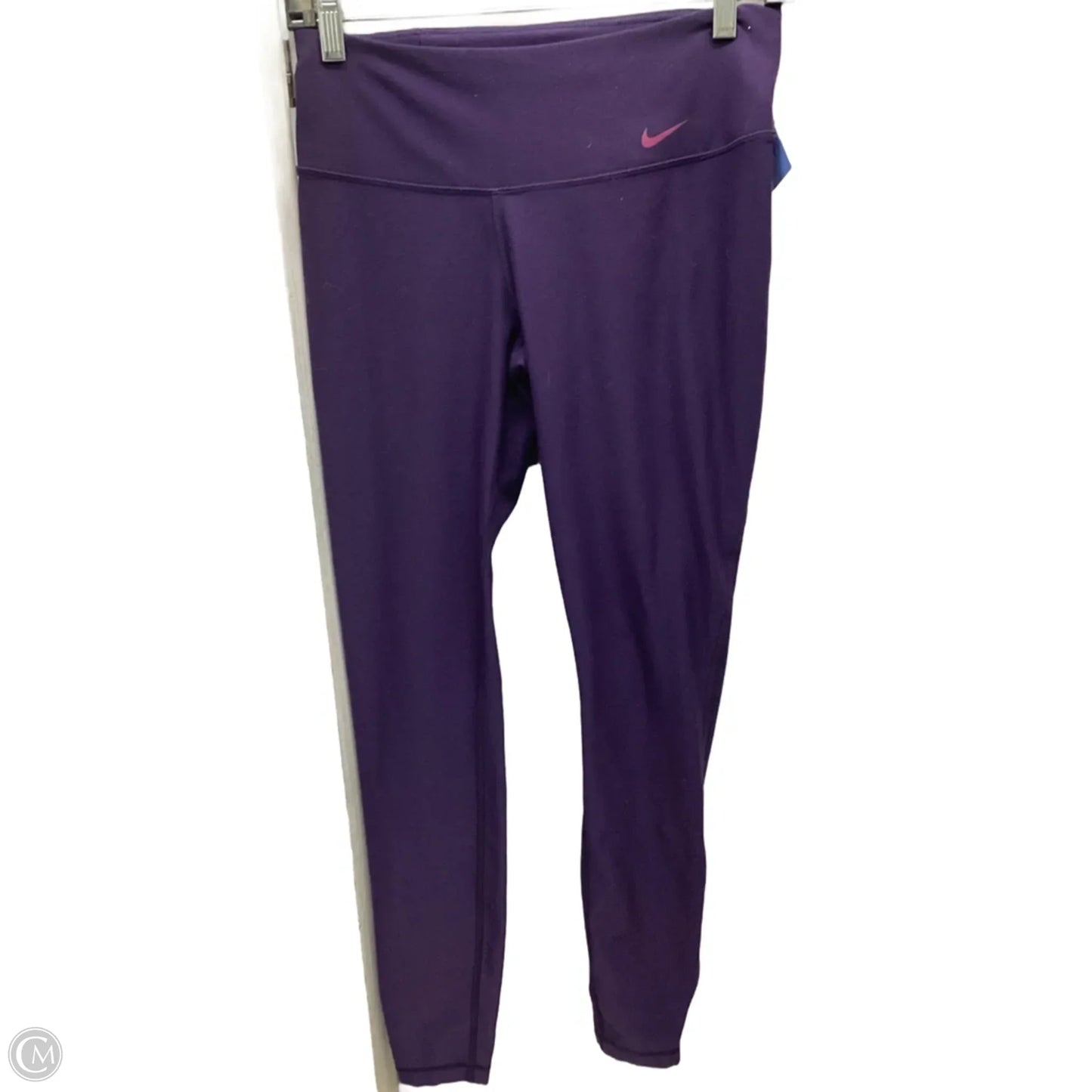Athletic Leggings By Nike In Purple, Size: S