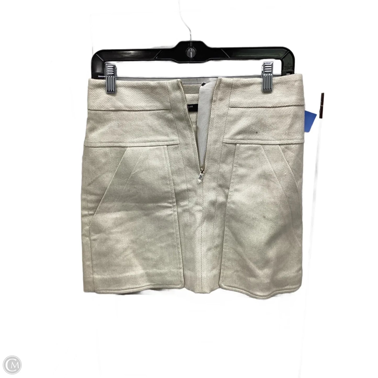 Skirt Midi By Ann Taylor In Ivory, Size: 2