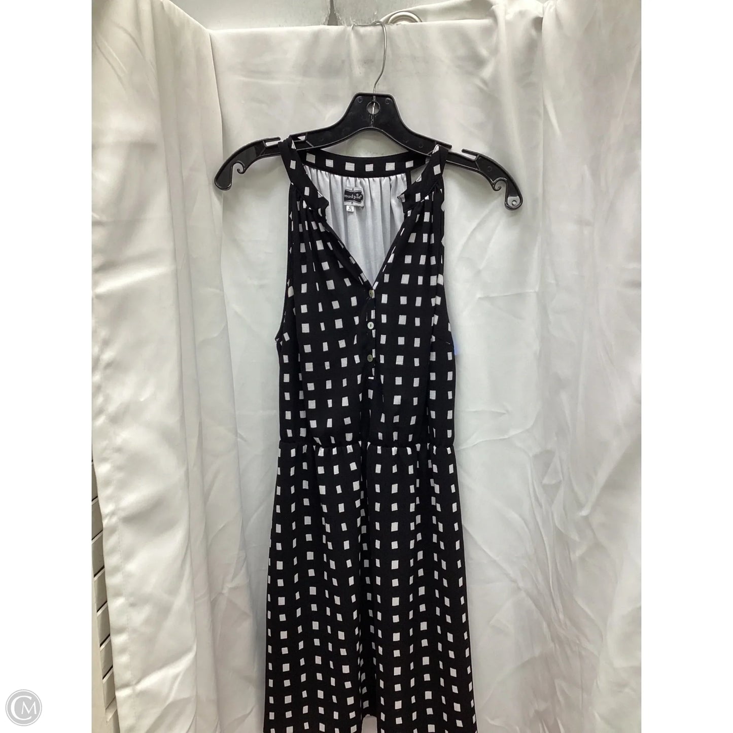 Dress Casual Midi By Mudpie In Black & White, Size: S