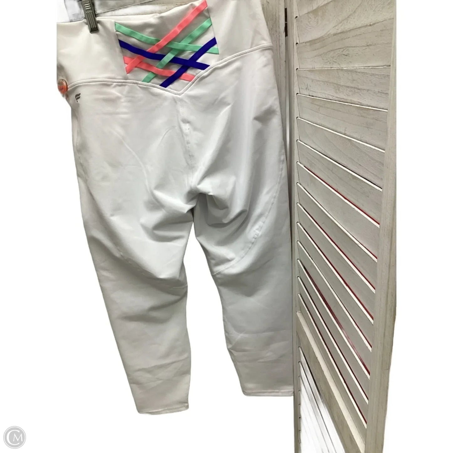 Athletic Pants By Fabletics In White, Size: Xl