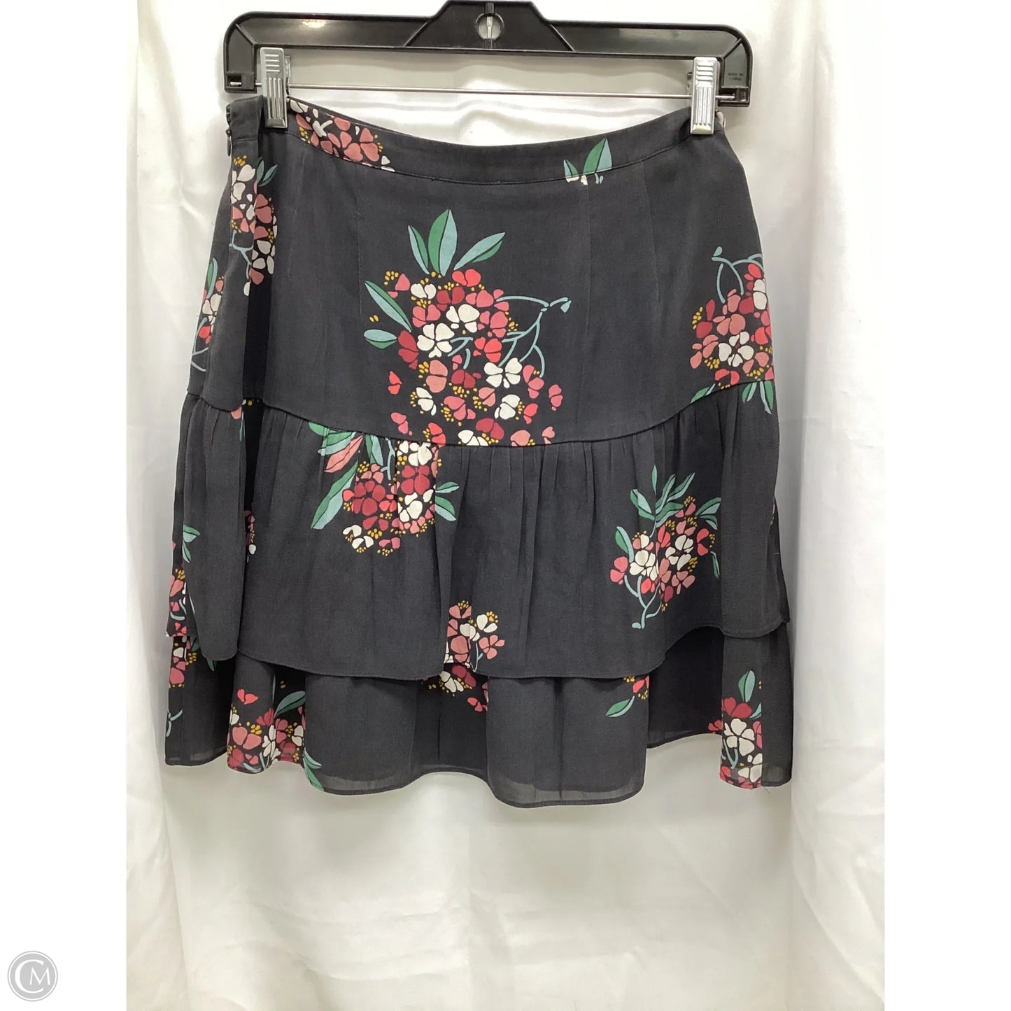 Skirt Midi By Loft In Floral Print, Size: 6