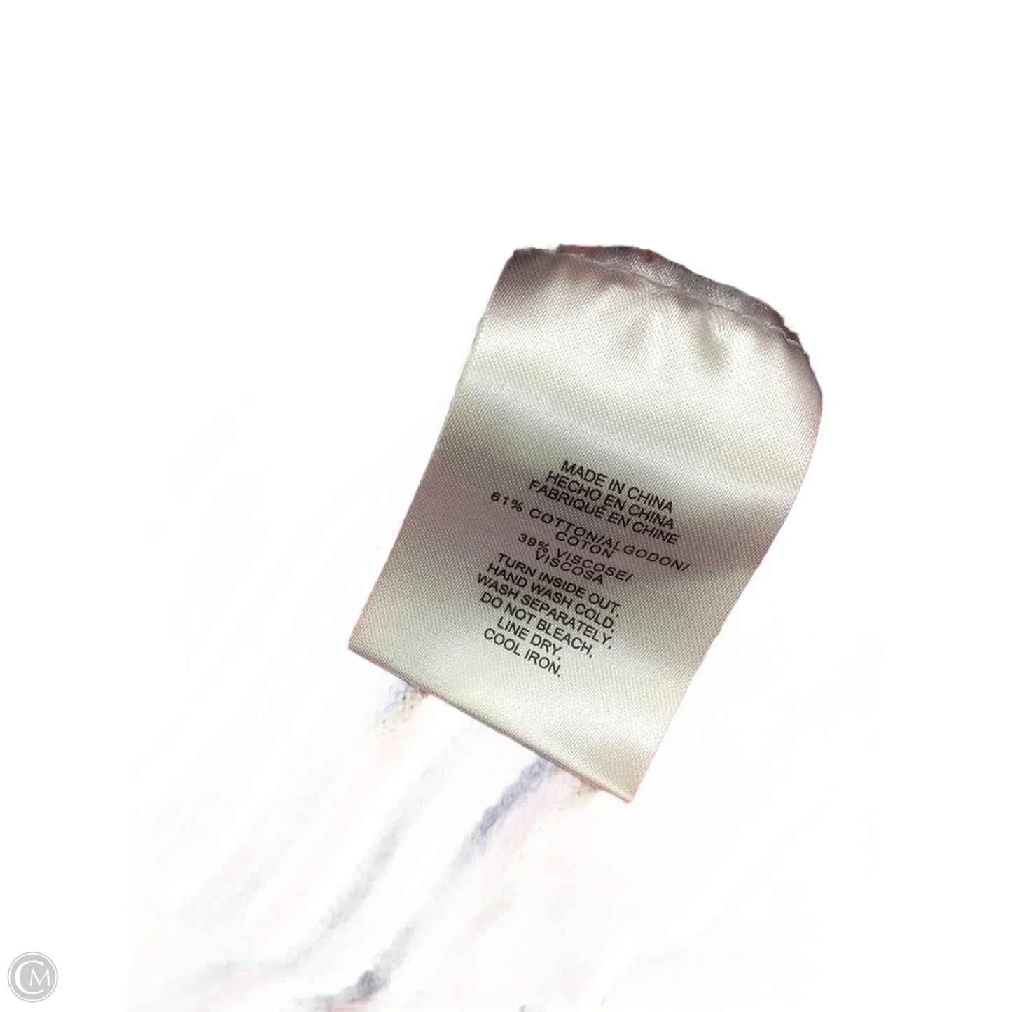 Top Short Sleeve By Jones New York In Striped Pattern, Size: Xl