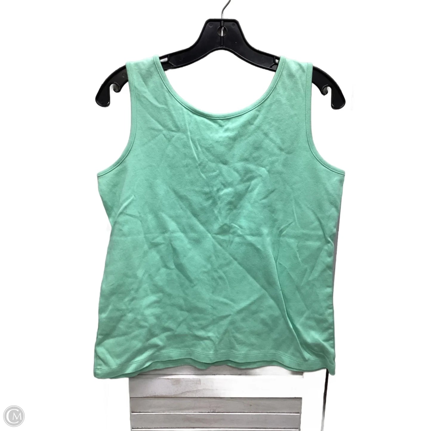 Top Sleeveless By Lands End In Teal, Size: M