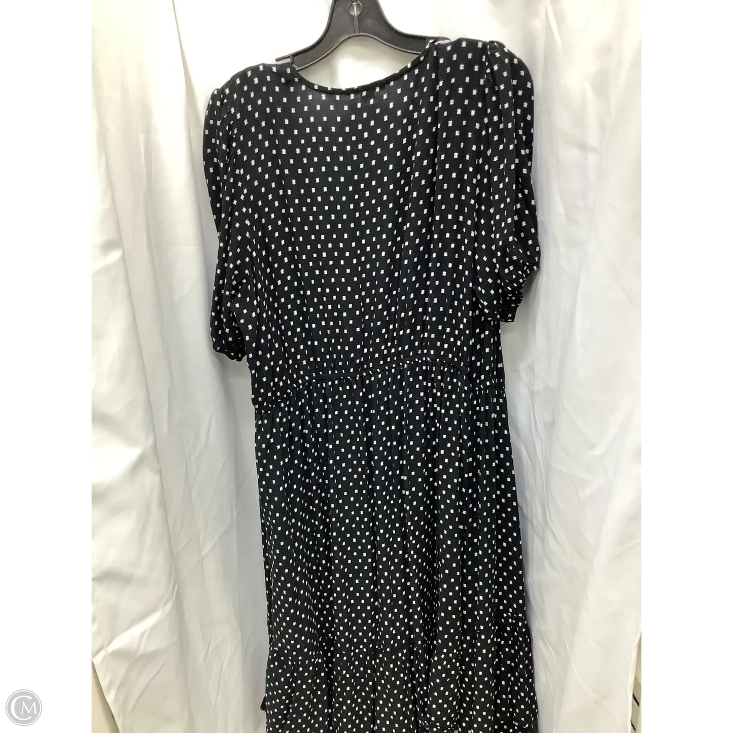 Dress Casual Maxi By Knox Rose In Black & White, Size: Xxl