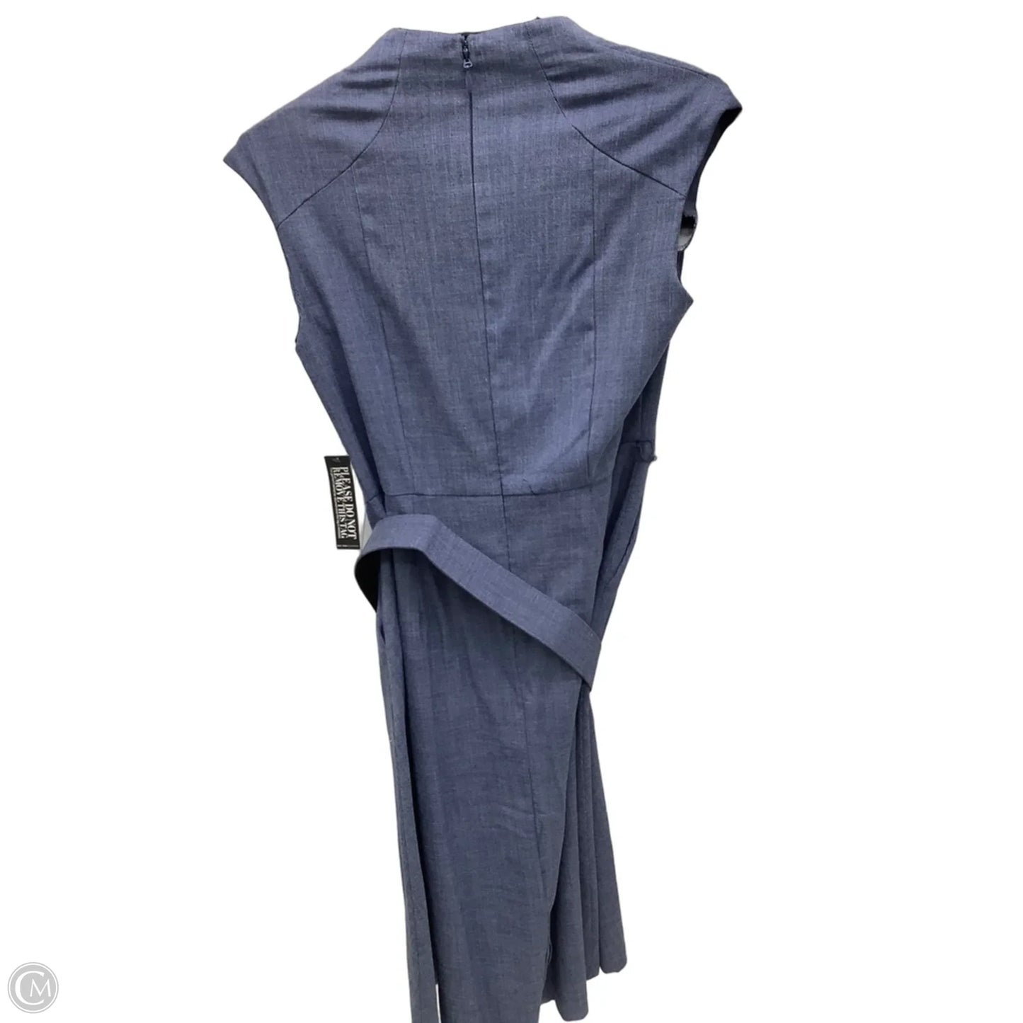Dress Casual Midi By New York And Co In Blue Denim, Size: S