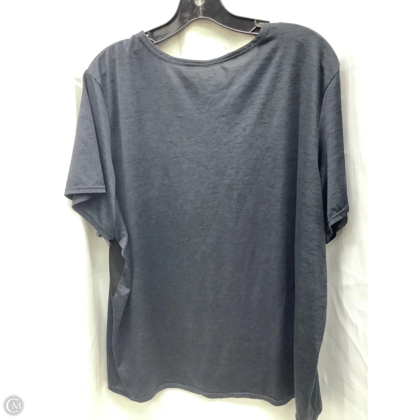 Top Short Sleeve By Clothes Mentor In Black, Size: 2x