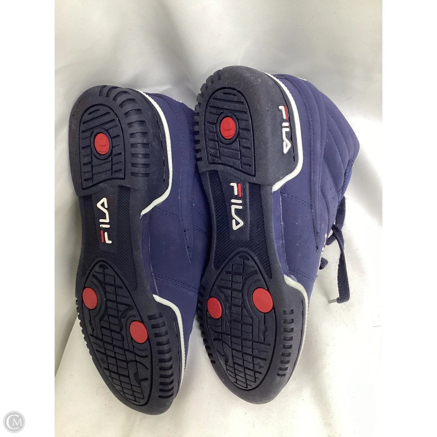 Shoes Flats By Fila In Navy, Size: 6