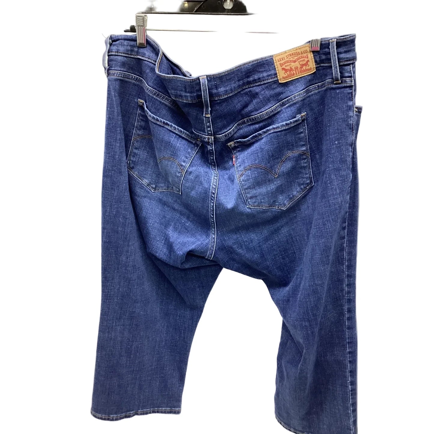 Capris By Levis In Blue Denim, Size: 18