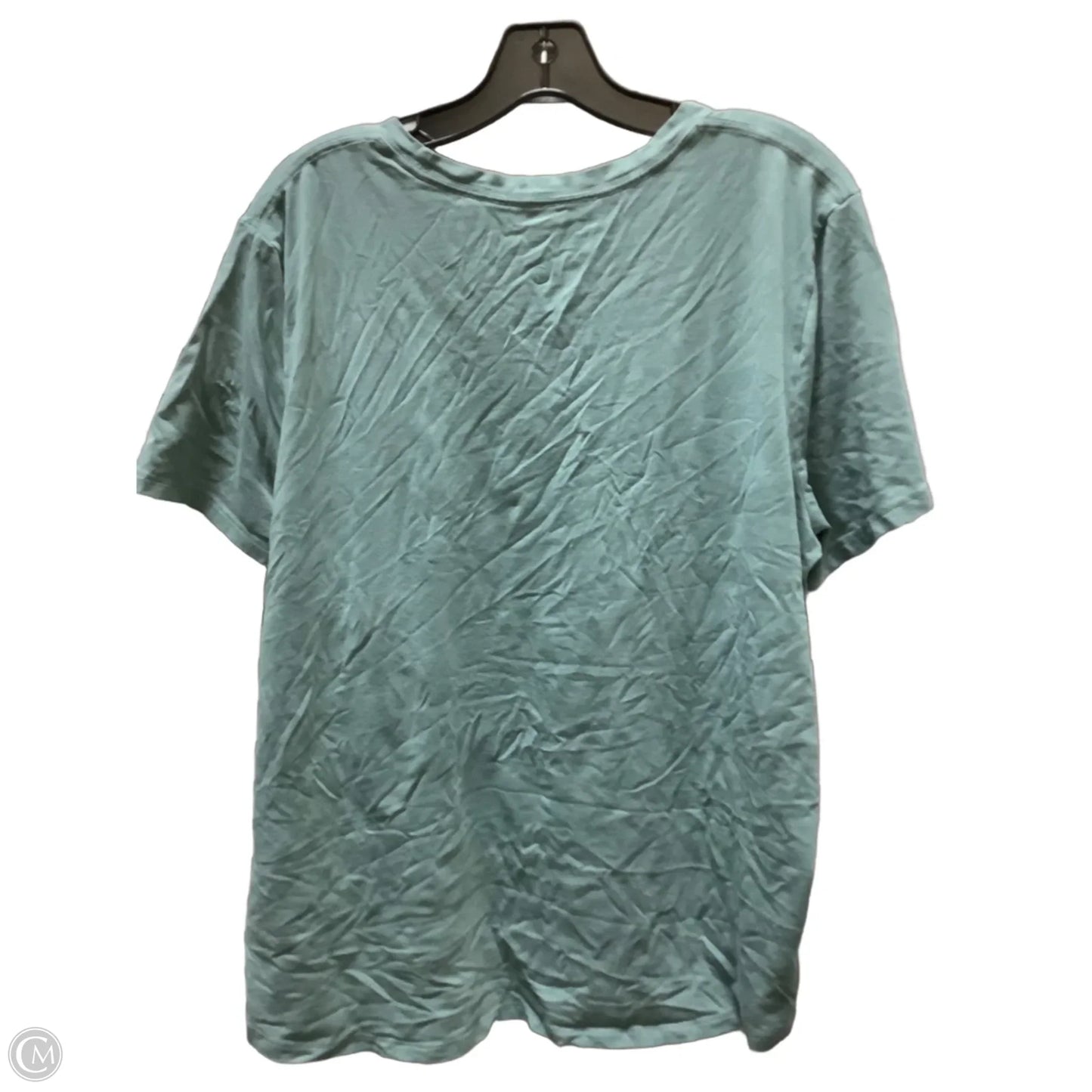 Top Short Sleeve By Lululemon In Green, Size: 2x