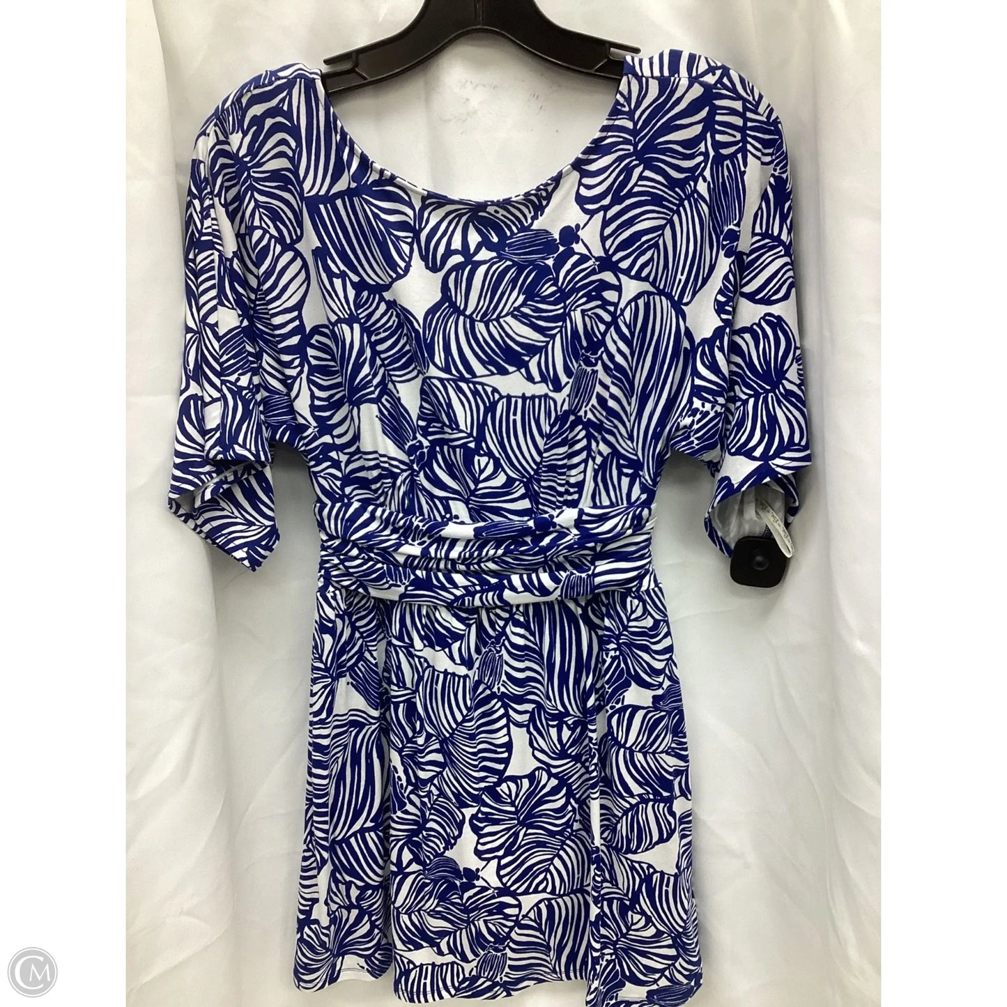 Dress Designer By Lilly Pulitzer In Blue & White, Size: Xxs