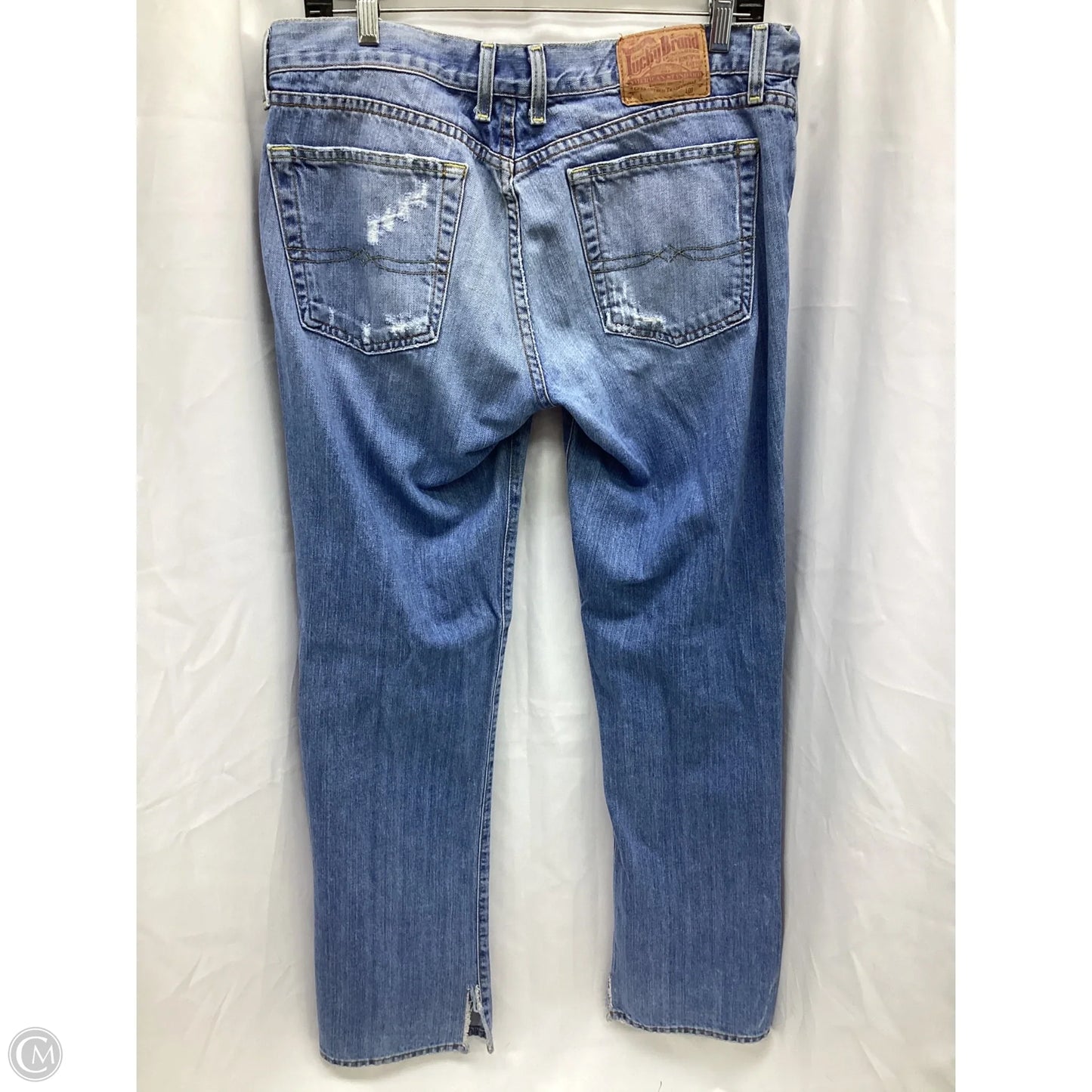 Jeans Skinny By Lucky Brand In Blue Denim, Size: 14