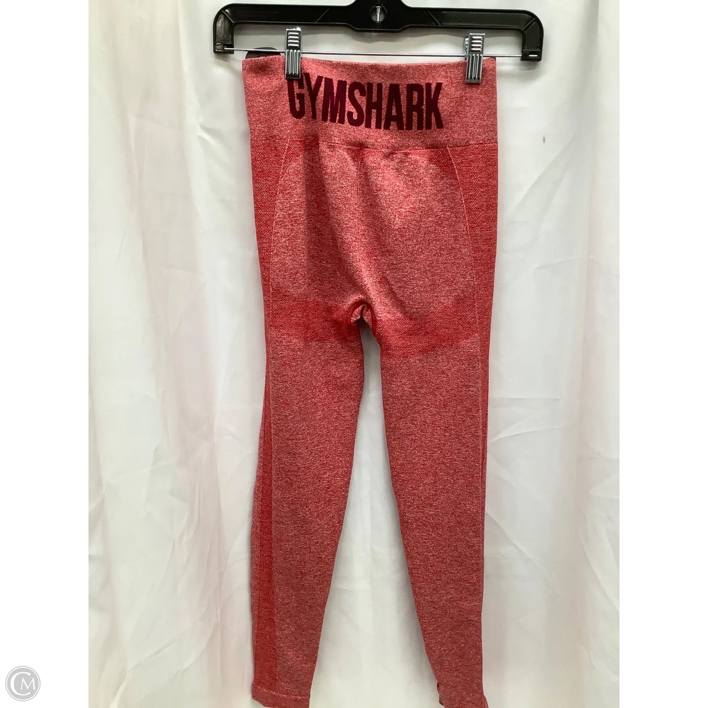 Athletic Leggings By Gym Shark In Red, Size: M