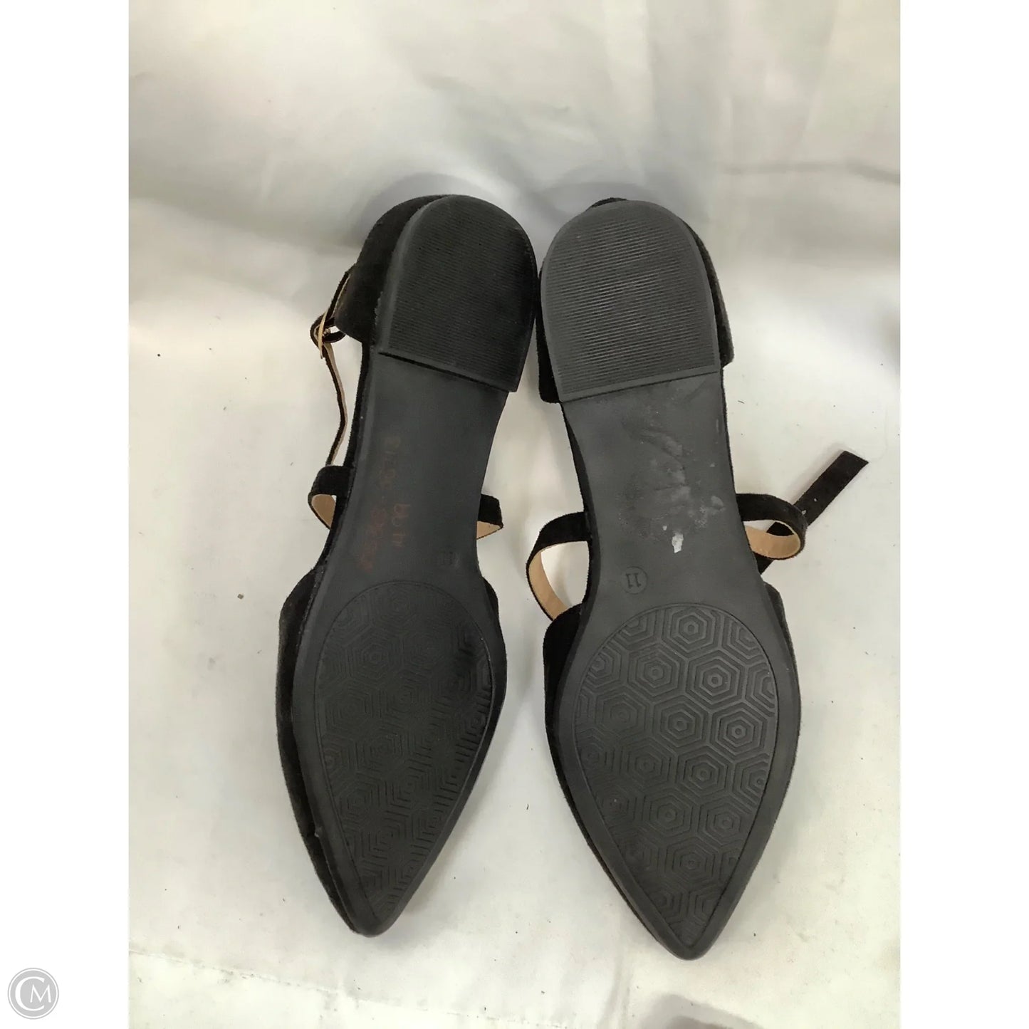 Shoes Flats By Clothes Mentor In Black, Size: 11