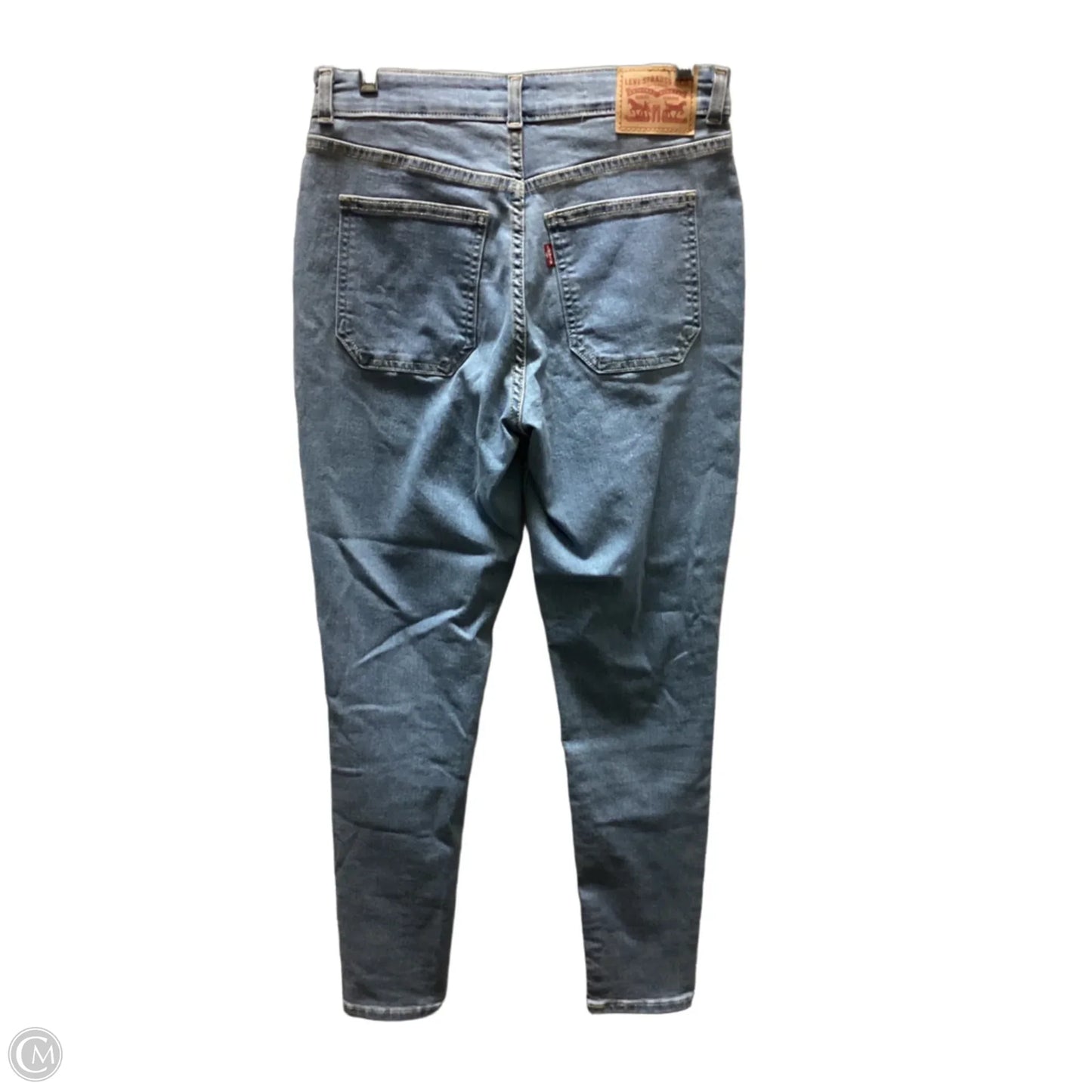 Jeans Skinny By Levis In Blue Denim, Size: 6