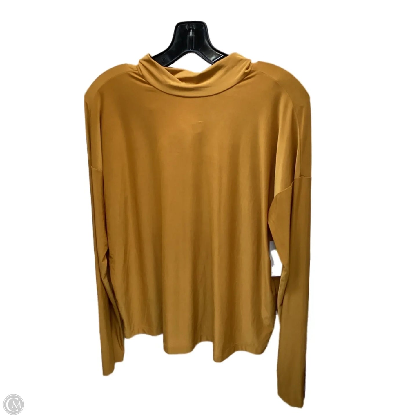 Top Long Sleeve By Nine West In Gold, Size: M