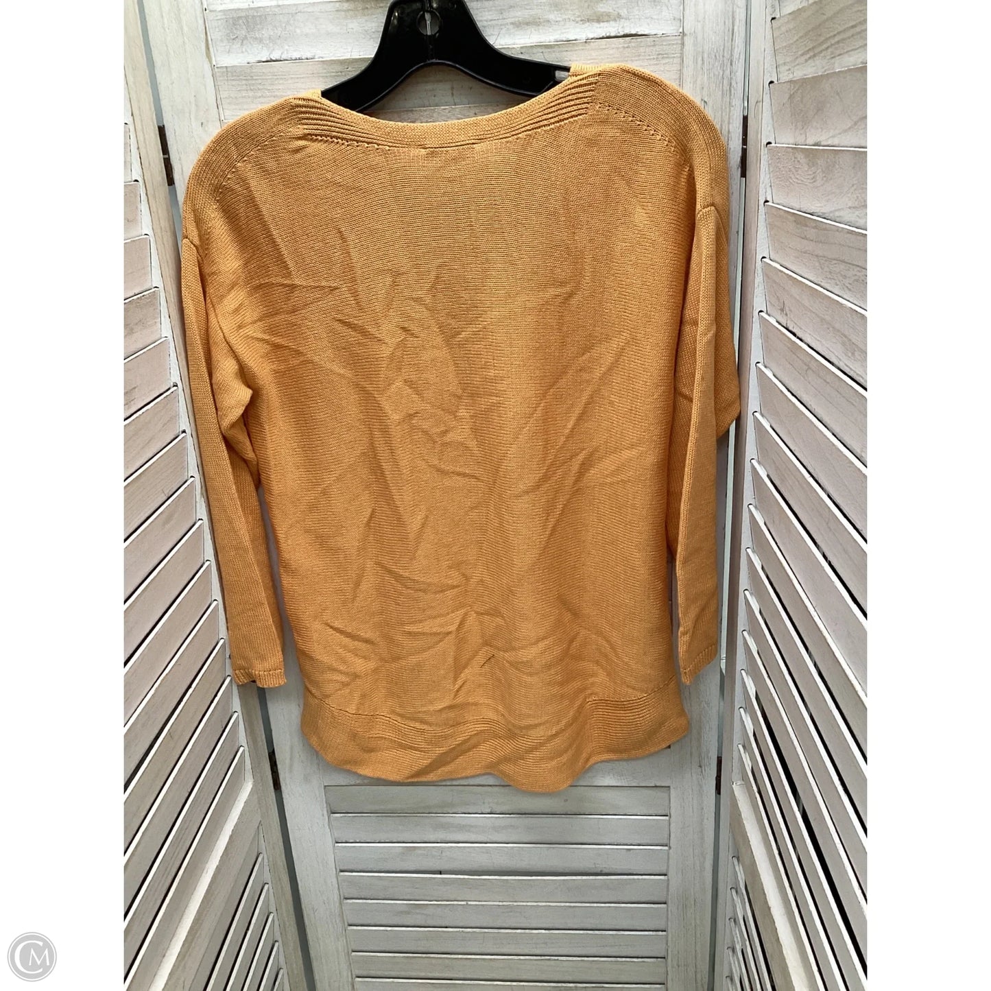 Sweater By Talbots In Orange, Size: S