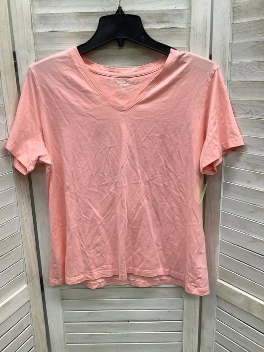 Top Short Sleeve Basic By Lands End  Size: L