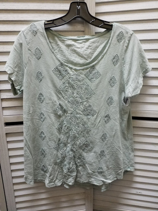 Top Short Sleeve Basic By Lucky Brand  Size: L