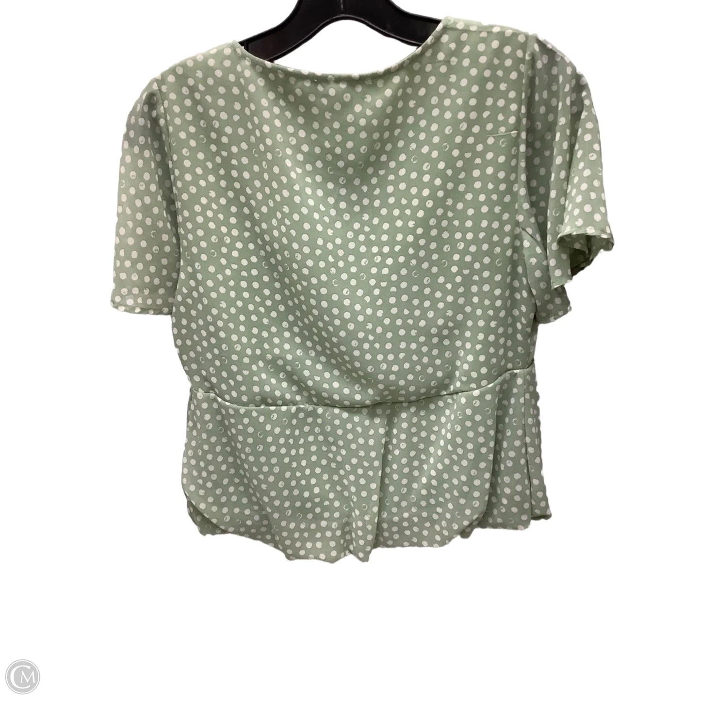 Top Short Sleeve Basic By Urban Romantics In Polkadot Pattern, Size: S