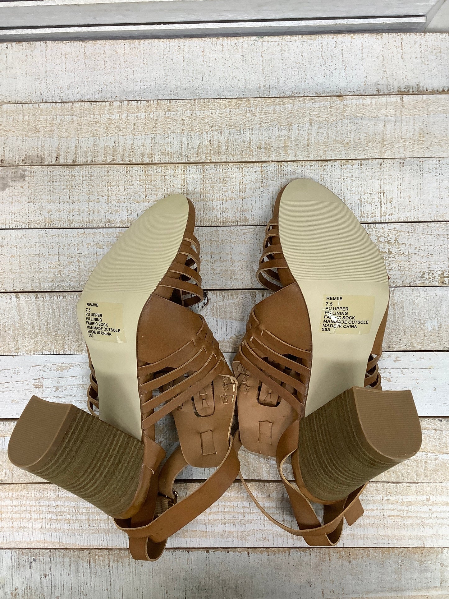 Sandals Heels Block By Madden Girl  Size: 7.5