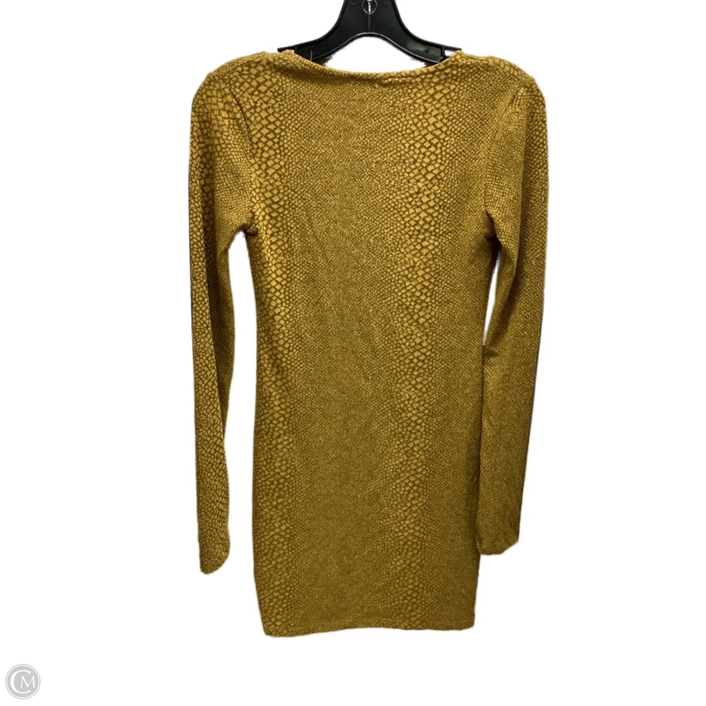 Dress Casual Short By Zara In Mustard, Size: S