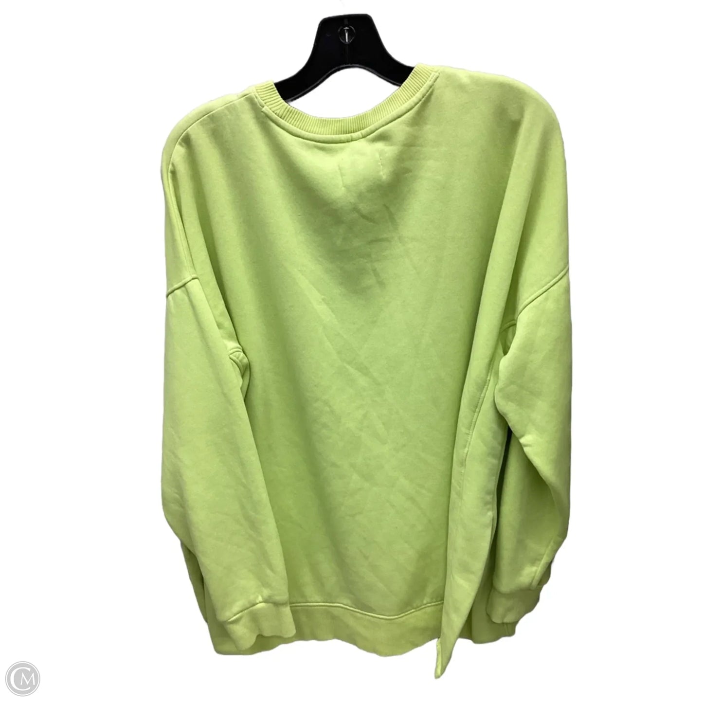 Sweatshirt Crewneck By Lou And Grey In Lime Green, Size: L