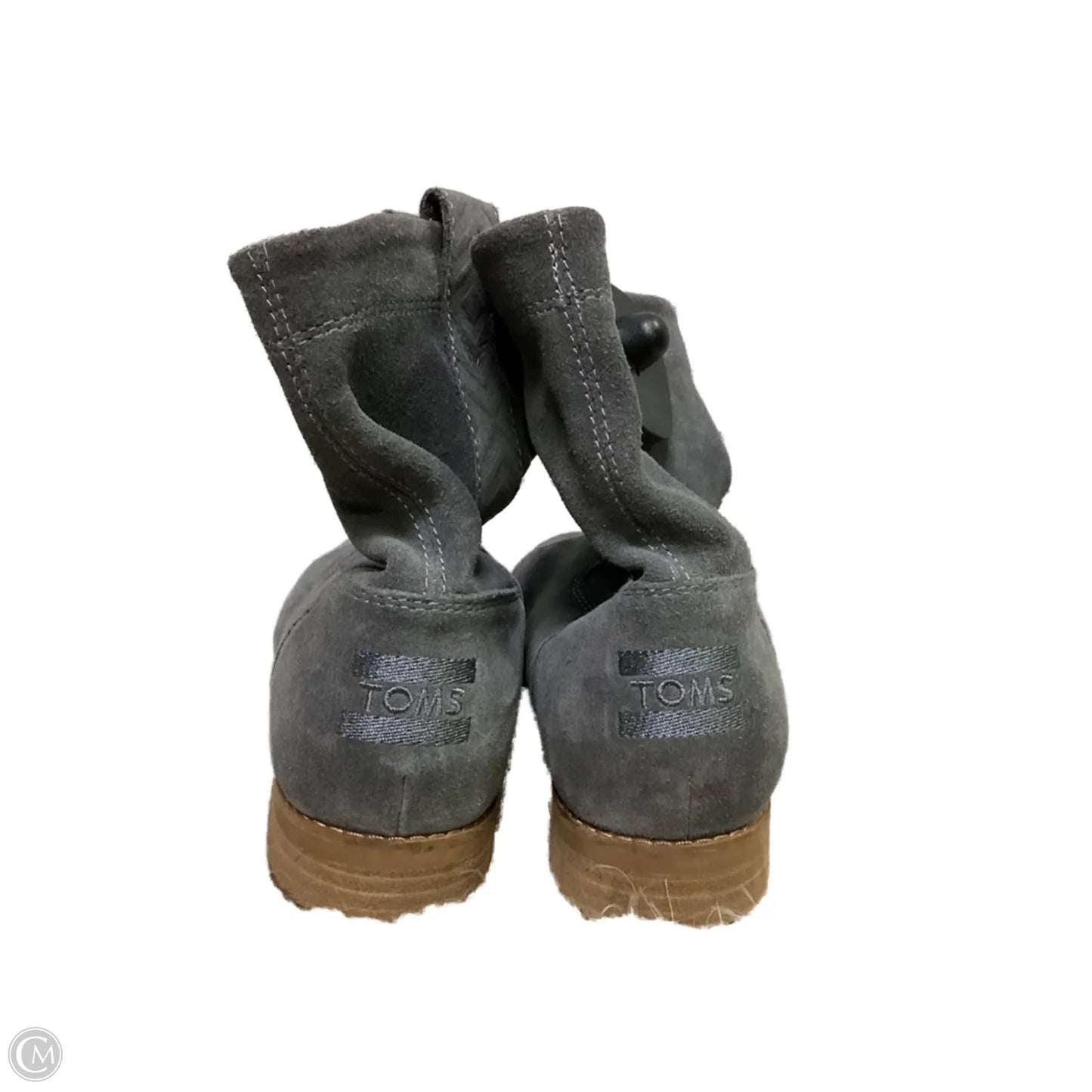 Boots Ankle Flats By Toms In Grey, Size: 7