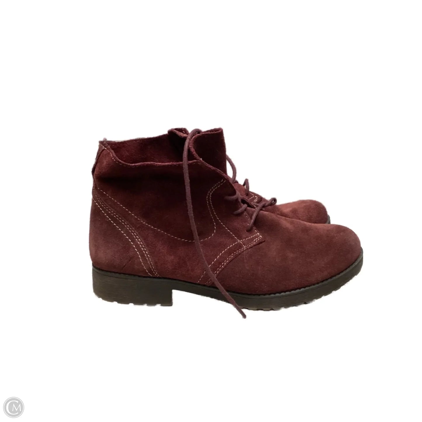 Boots Ankle Flats By Naturalizer In Red, Size: 8