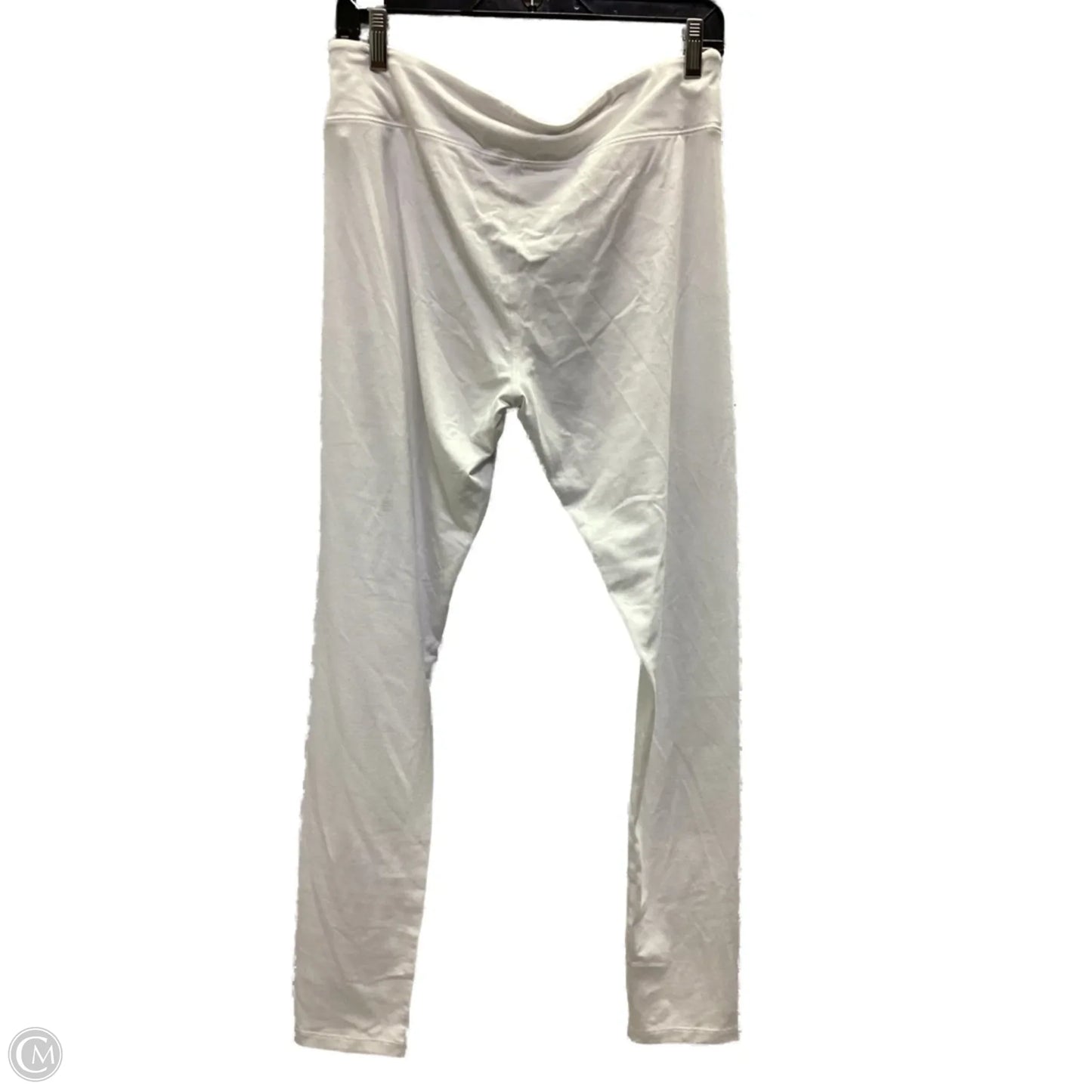 Athletic Leggings By Clothes Mentor In White, Size: L
