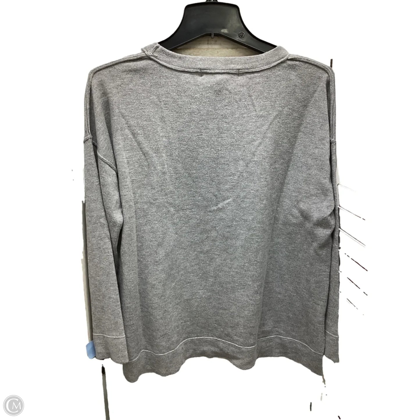 Top Long Sleeve By Forever 21 In Grey, Size: S