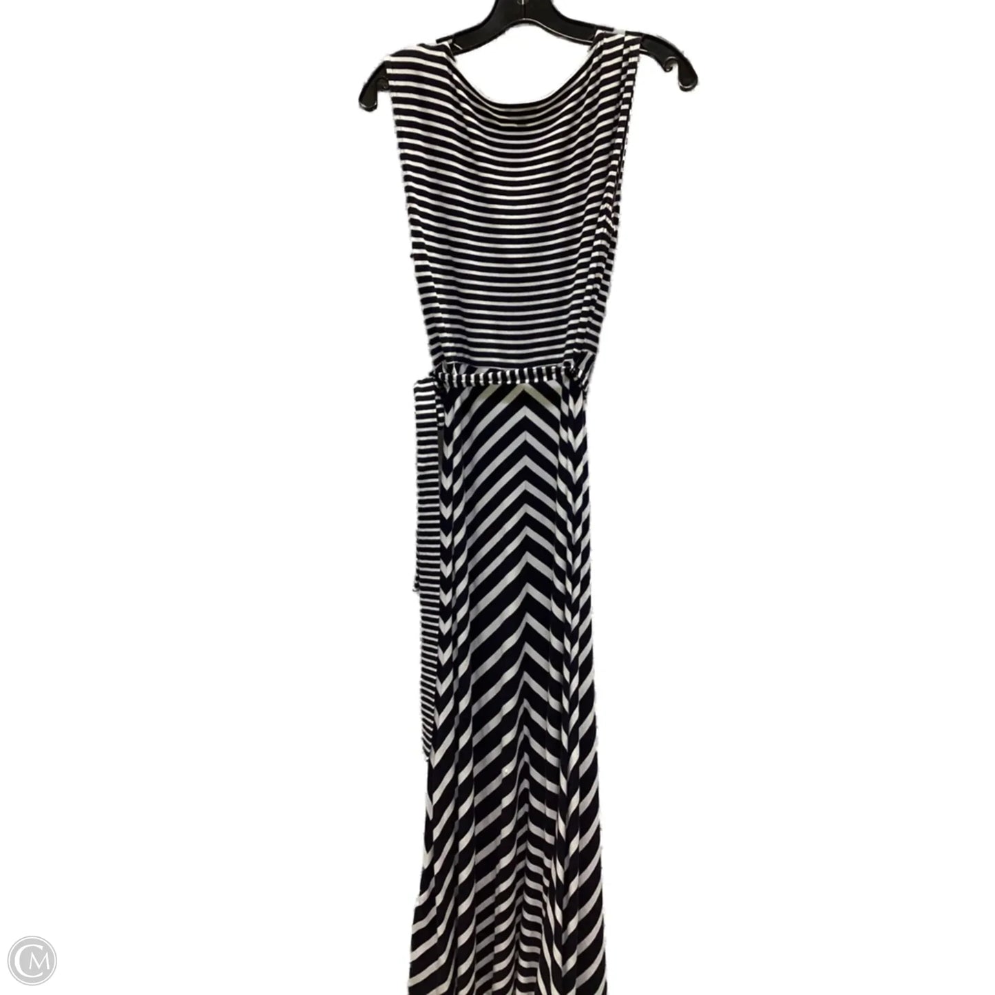 Dress Casual Maxi By Talbots In Striped Pattern, Size: S