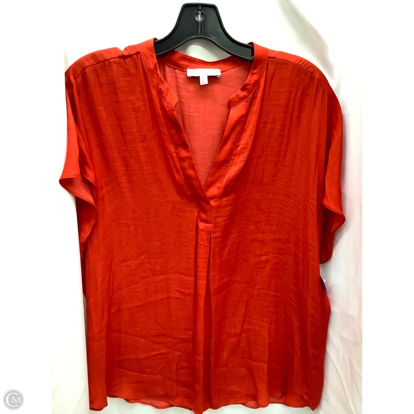 Top Short Sleeve By Clothes Mentor In Red, Size: L