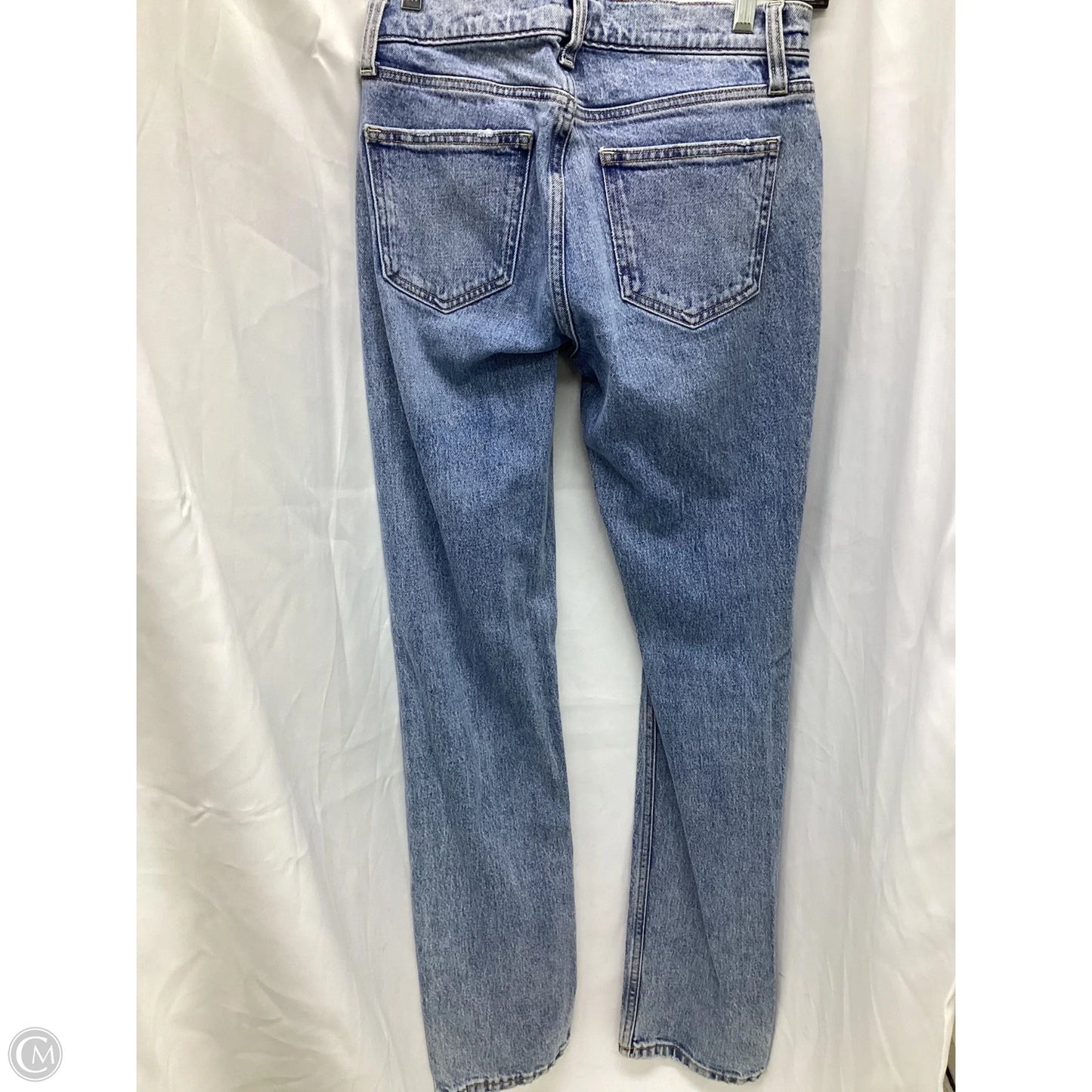 Jeans Straight By Arizona In Blue Denim, Size: 2