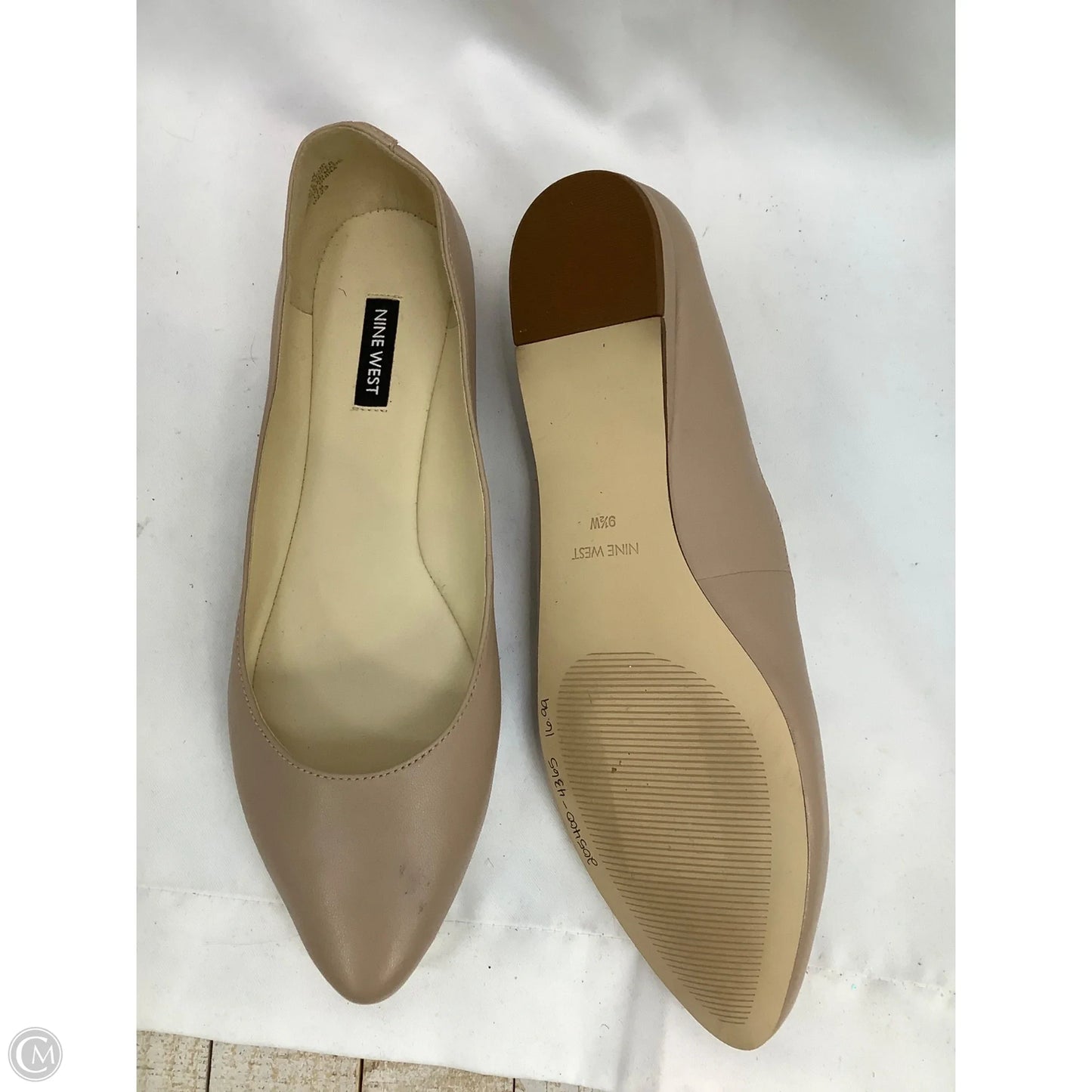 Shoes Flats By Nine West In Tan, Size: 9.5