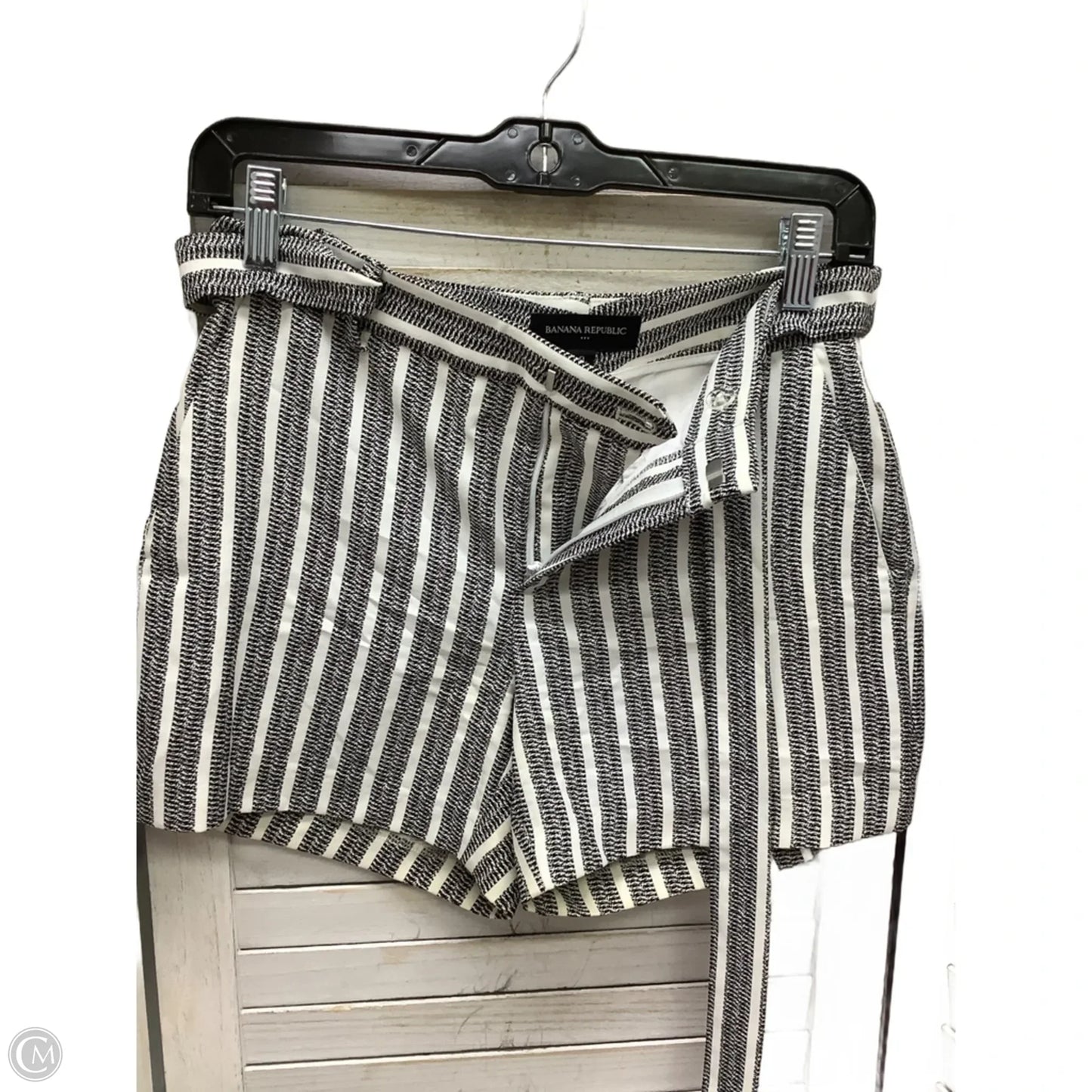 Shorts By Banana Republic In Black & White, Size: 0