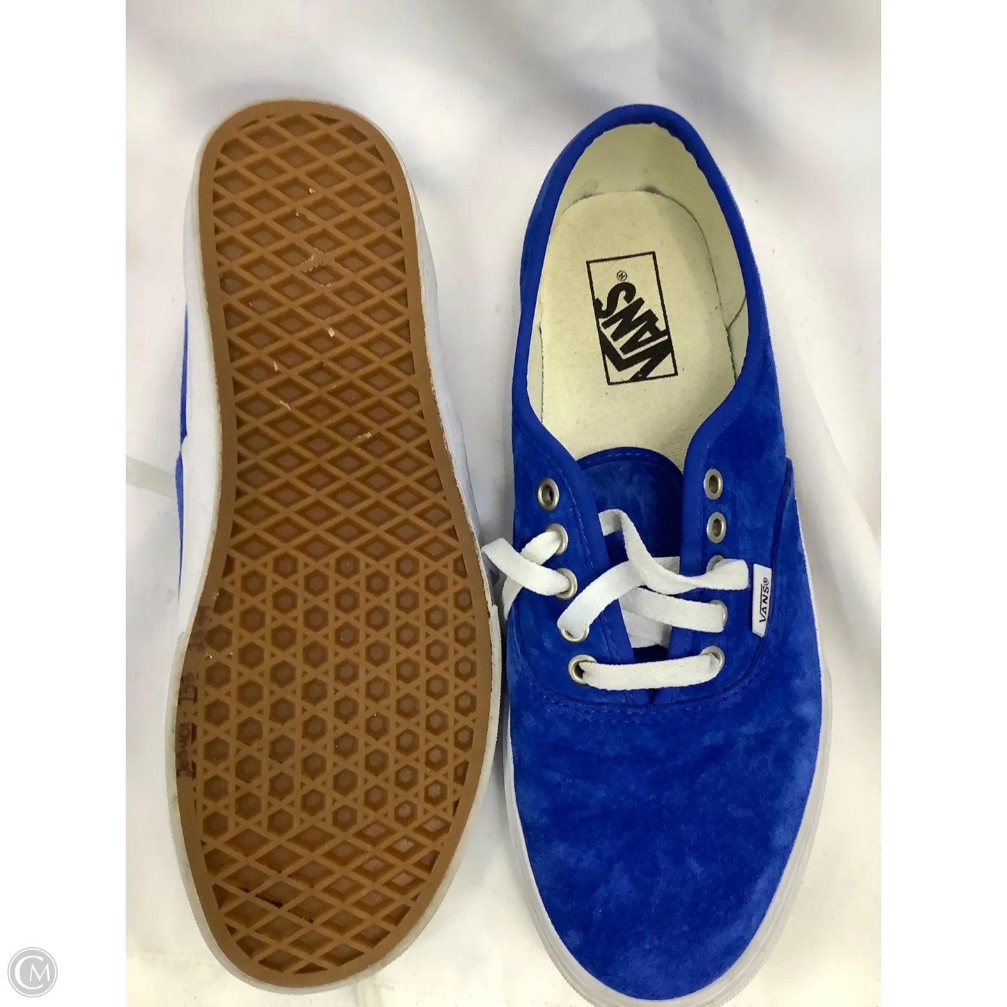 Shoes Flats By Vans In Blue, Size: 10.5