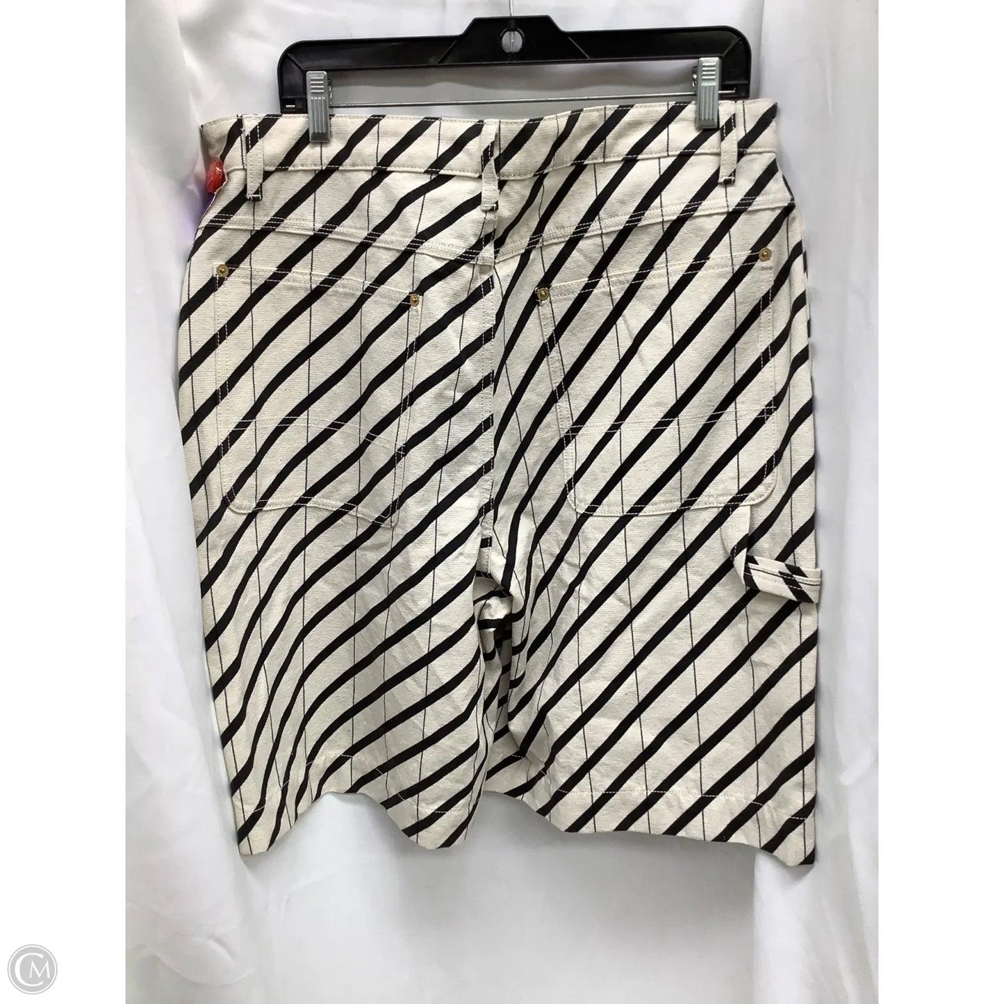 Shorts Designer By Tory Burch In Striped Pattern, Size: 14