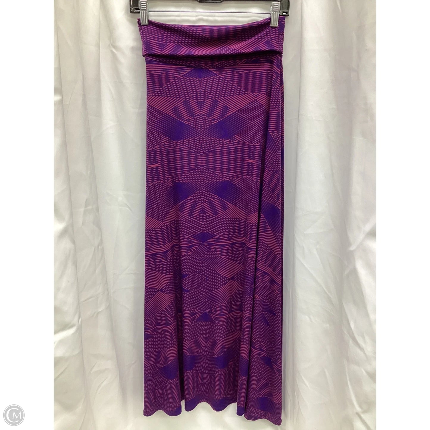 Skirt Maxi By Lularoe In Pink & Purple, Size: Xxs