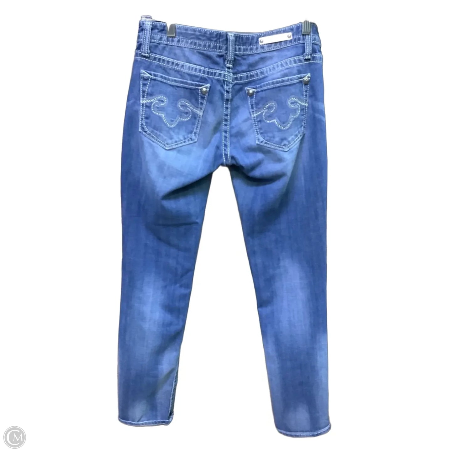Jeans Skinny By Rerock In Blue Denim, Size: 4