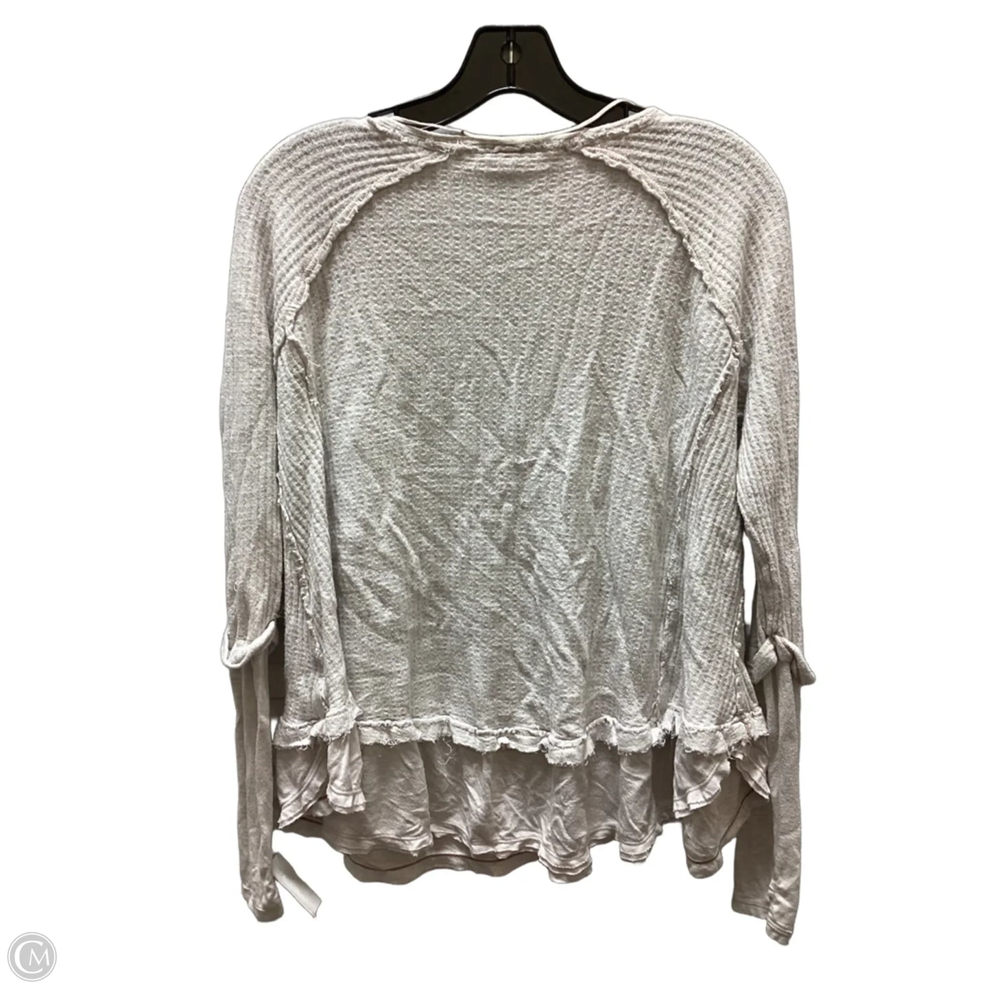 Top Long Sleeve By Free People In White, Size: S