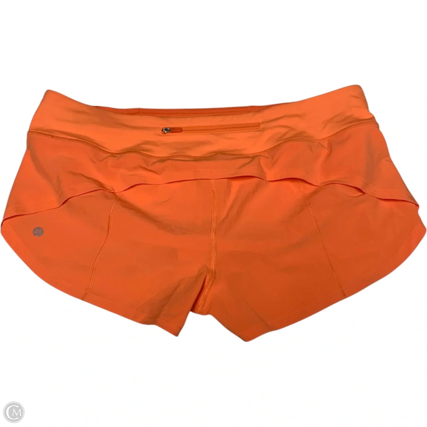 Athletic Shorts By Lululemon In Orange, Size: L