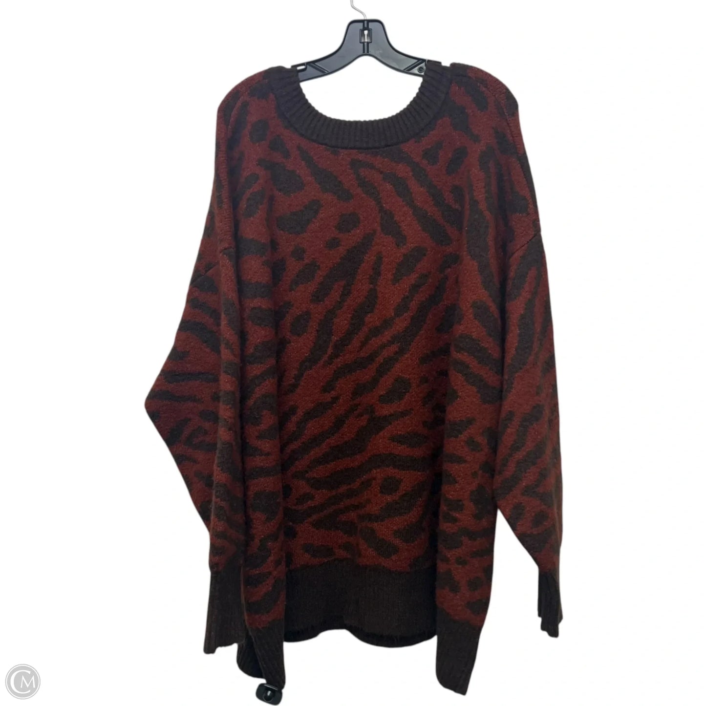 Sweater By Ava & Viv In Animal Print, Size: 4x