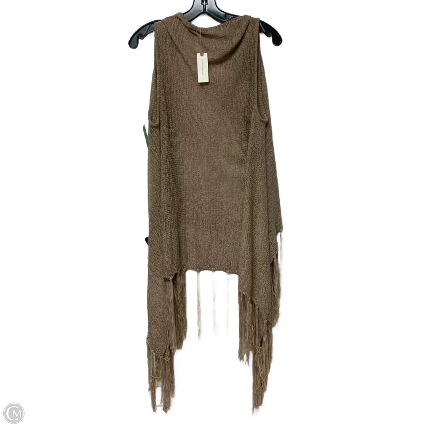 Vest Other By Evelyn K In Tan, Size: Osfm