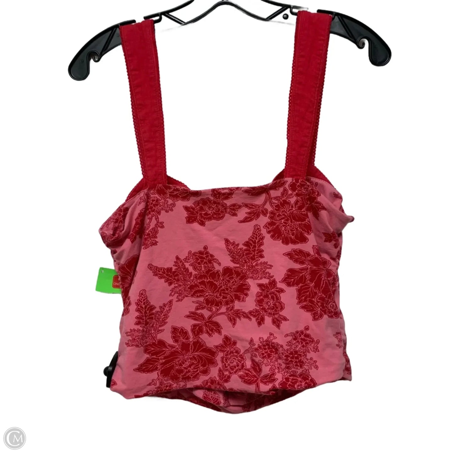 Top Sleeveless By Free People In Pink & Red, Size: L