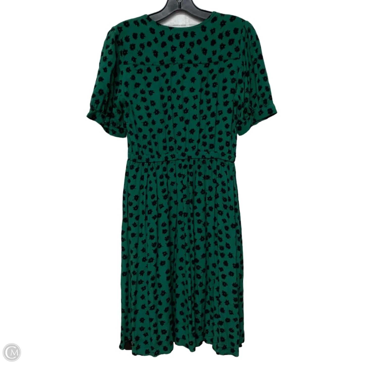 Dress Casual Short By Maeve In Black & Green, Size: M