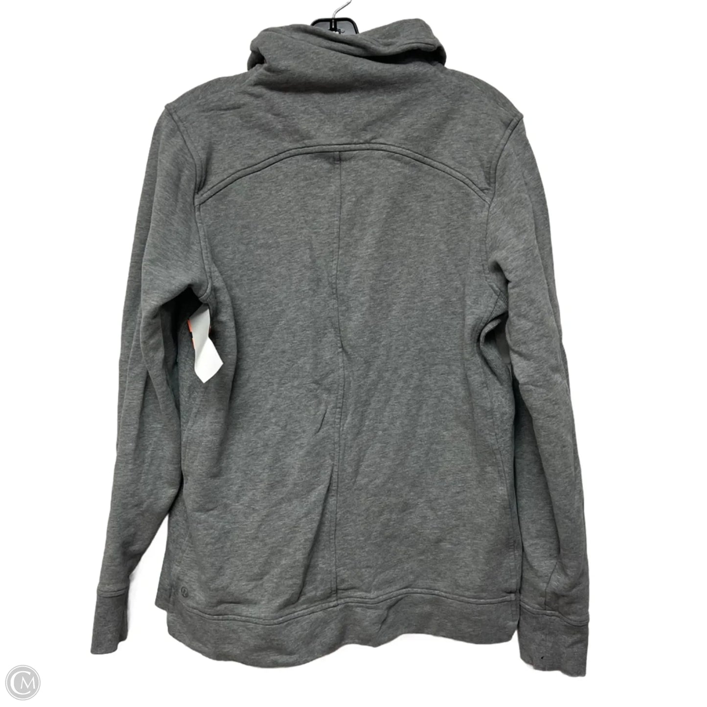 Athletic Sweatshirt Crewneck By Lululemon In Grey, Size: M